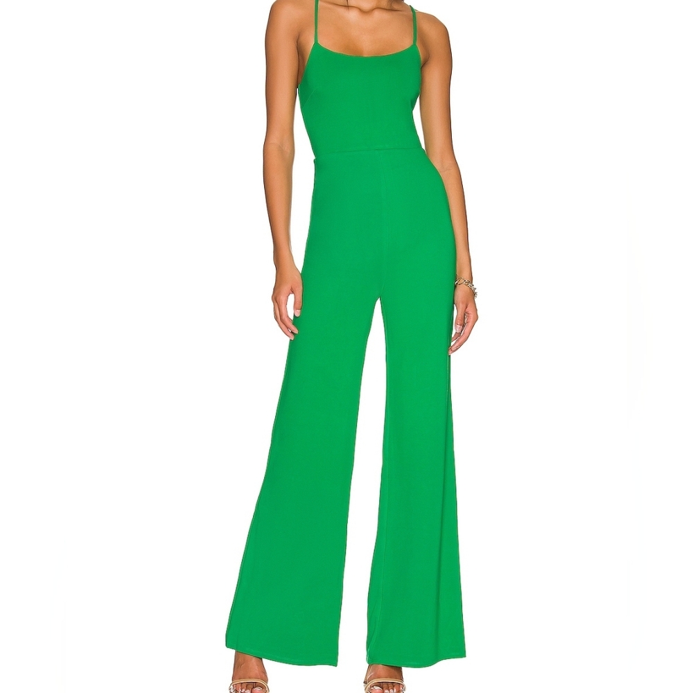 Lovers + Friends Emerald Green Jumpsuit
